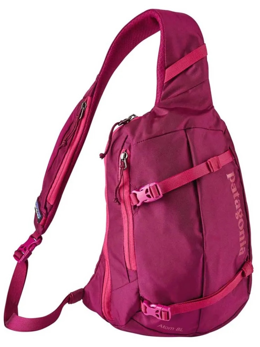 Patagonia Atom 8L Magenta sling backpack EUC